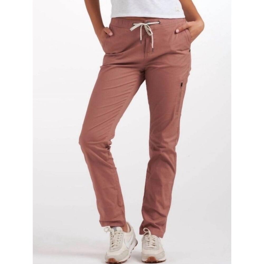 Vuori Pink Mauve Terracotta XS Ripstop Pants VW401 Drawstring Hiking Cotton